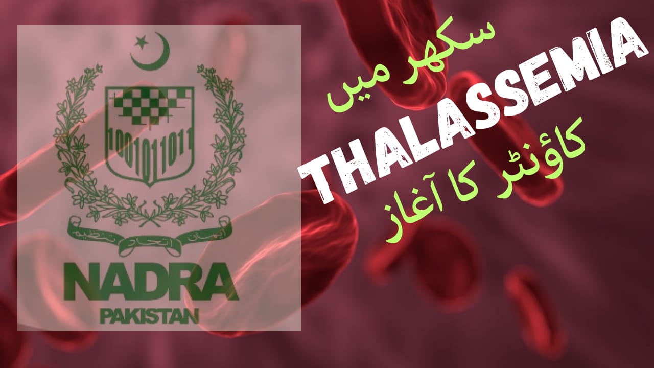 thalassemia counter inauguration in sukkur by nadra