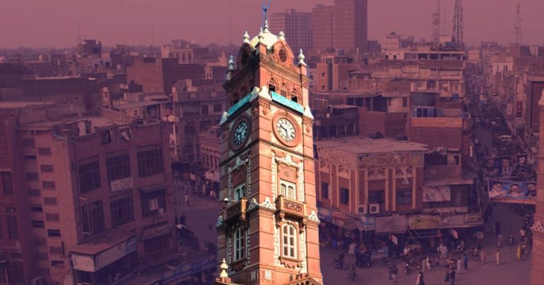 katchery bazar beautification project nears completion Faisalabad